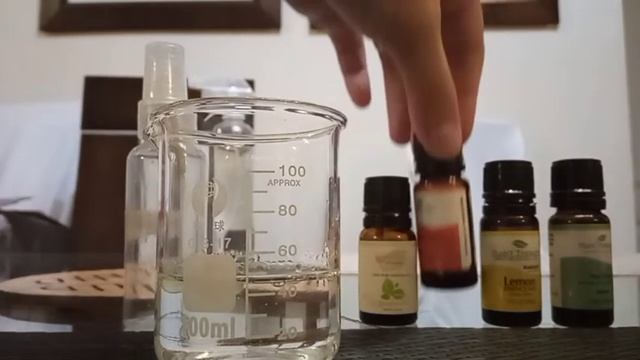 Alcohol Spray With Essential Oils