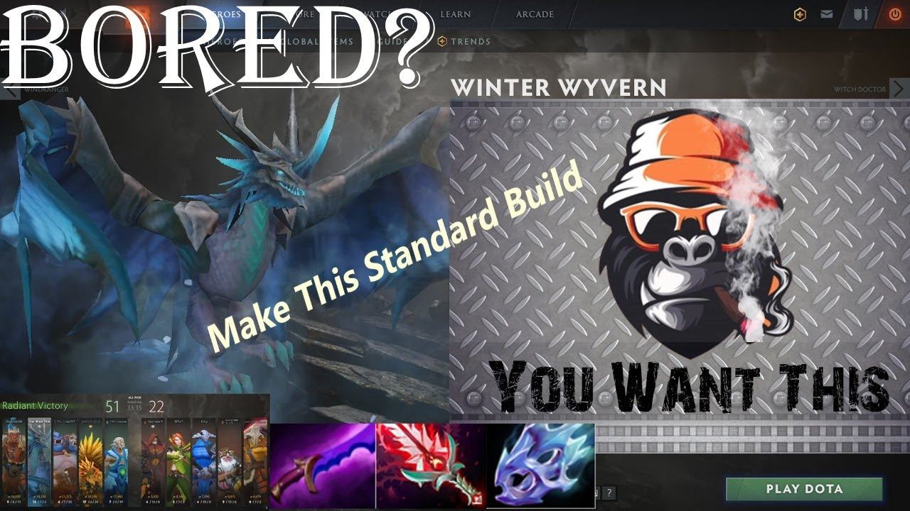 Dota 2 The Best Winter Wyvern - G18 (The Standard) смотреть онлайн