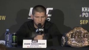 UFC 242 главные моменты Пресс конференция Хабиб vs Порье