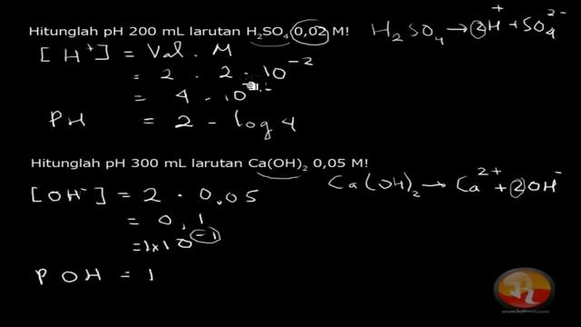 🔴[PH ASAM BASA]🔴 Hitunglah pH 400 ml larutan Ca(OH)2 0,05 M смотреть онлайн