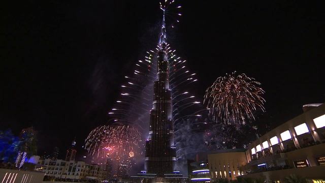 Дубай новогодний Фейерверк 2014 смотреть онлайн