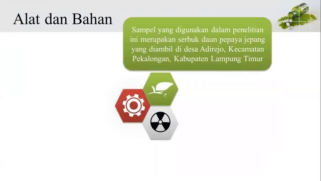 ISOLASI & IDENTIFIKASI SENYAWA METABOLIT SEKUNDER DARI DAUN PEPAYA JEPANG (Cnidoscolusaconitifolius смотреть онлайн
