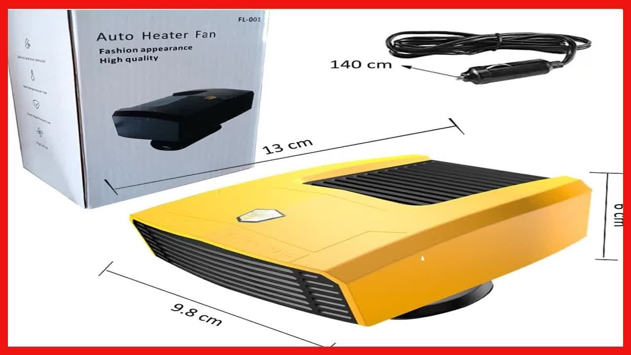 Car Heater That Plugs Into Cigarette Lighter 12V 150W Portable Windshield Defogger and Defroster смотреть онлайн