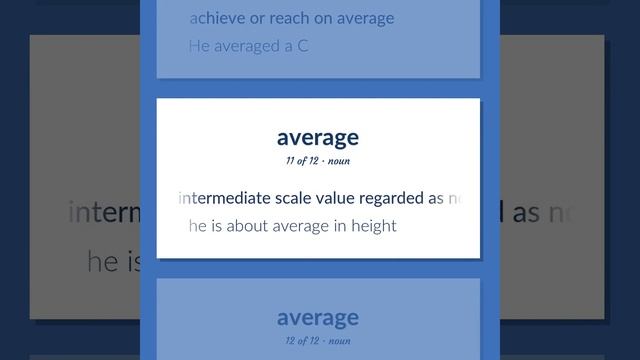Median - 31 English Vocabulary Flashcards смотреть онлайн