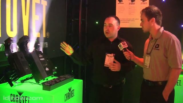CHAUVET INTIMIDATOR SCAN LED 100, 200 & 300 LED LIGHTING AT WINTER NAMM 2011 WITH I DJ NOW смотреть онлайн