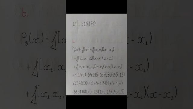 (Computational Methods) Chapter 2: Interpolation(Nội suy) - interpolation polynomial - EX 02 смотреть онлайн