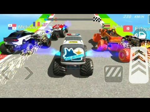 Monster Truck Mega Ramp Impossible Driver - Car Extreme Stunts GT Racing - Android GamePlay #26 смотреть онлайн
