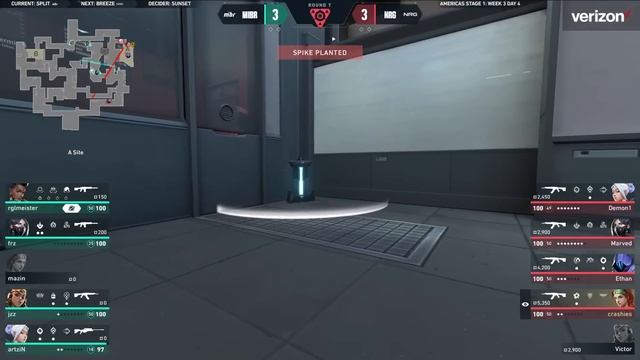 Made in Brazil vs NRG - VCT Americas Stage 1 - W3D4 - Map 1 смотреть онлайн