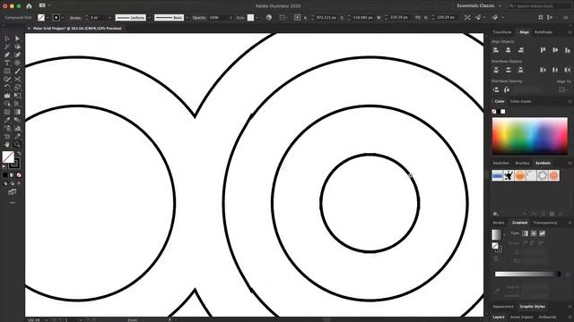 How to Design in Illustrator | Using Polar Grids to Design Spinner Logo смотреть онлайн