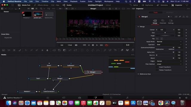 How to Create Neon Text Effect in DaVinci Resolve | Soft Glow Text Effect смотреть онлайн