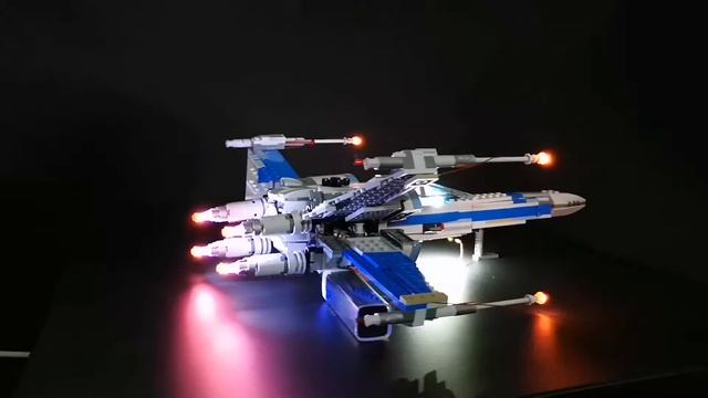 Kyglaring led light kit for Lego Star Wars 75102 Poe's X-Wing Fighter смотреть онлайн