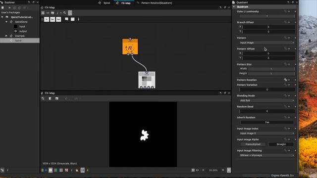 Substance Designer Tutorial: Creating a Spiral Pattern with FX Map смотреть онлайн