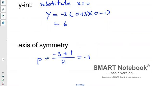 Sketch a parabola in factored form смотреть онлайн
