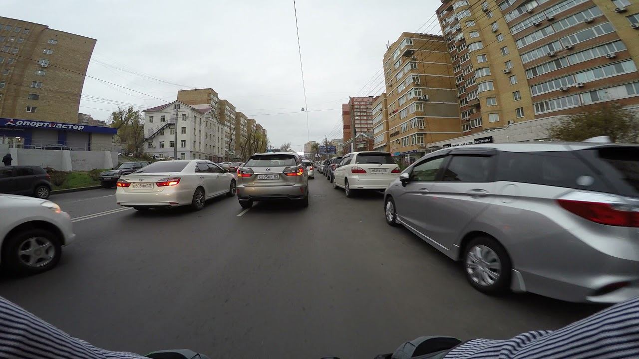 08.11.2021 Владивосток перед штормом. На тренировку на велосипеде. Не записался gps-трек. смотреть онлайн