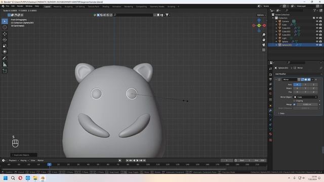 How To Make Cute 3D CHARACTER / Blender Beginner 3D Tutorial смотреть онлайн