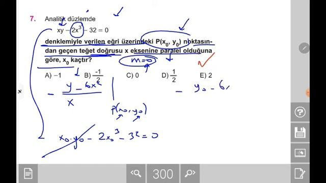 (2022) KAREKÖK AYT MATEMATİK TÜREV TEST 25 смотреть онлайн