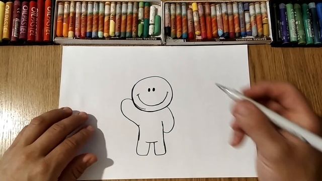 Как нарисовать СМАЙЛИК / Урок Рисования для детей / How to draw a smiley face / Drawing Lesson смотреть онлайн