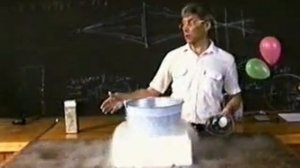 Опыты с жидким азотом (профессор Синицких)