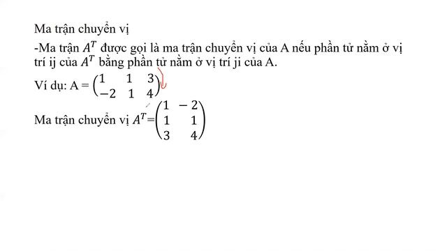 TOÁN CAO CẤP 1- BUỔI 1 (MA TRẬN) смотреть онлайн