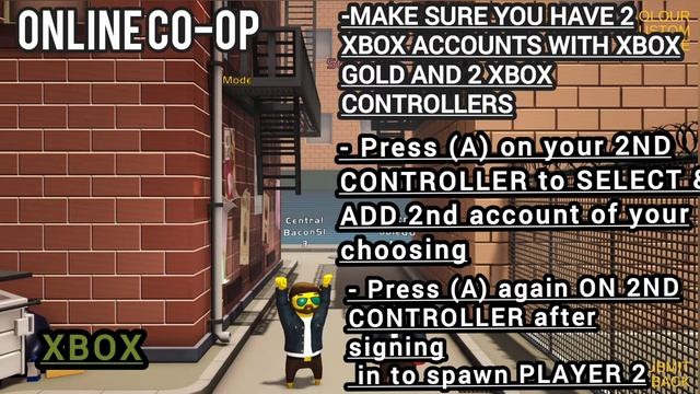 Gang Beasts 2023 HOW TO Play LOCAL & ONLINE CO-OP (XBOX)