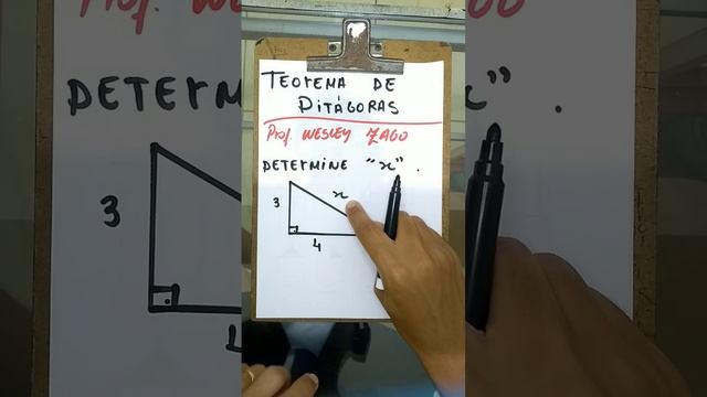 Teorema de Pitágoras #matemática смотреть онлайн