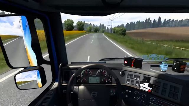 ETS-2. Тракерс МП. на руле (с делителем) смотреть онлайн
