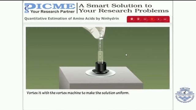 Quantitative Estimation of Amino Acids by Ninhydrin ! PICME Labs ! Biochemistry I смотреть онлайн