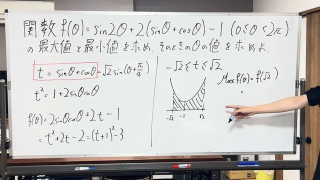三角関数の最大値最小値〜特別な置換〜 смотреть онлайн