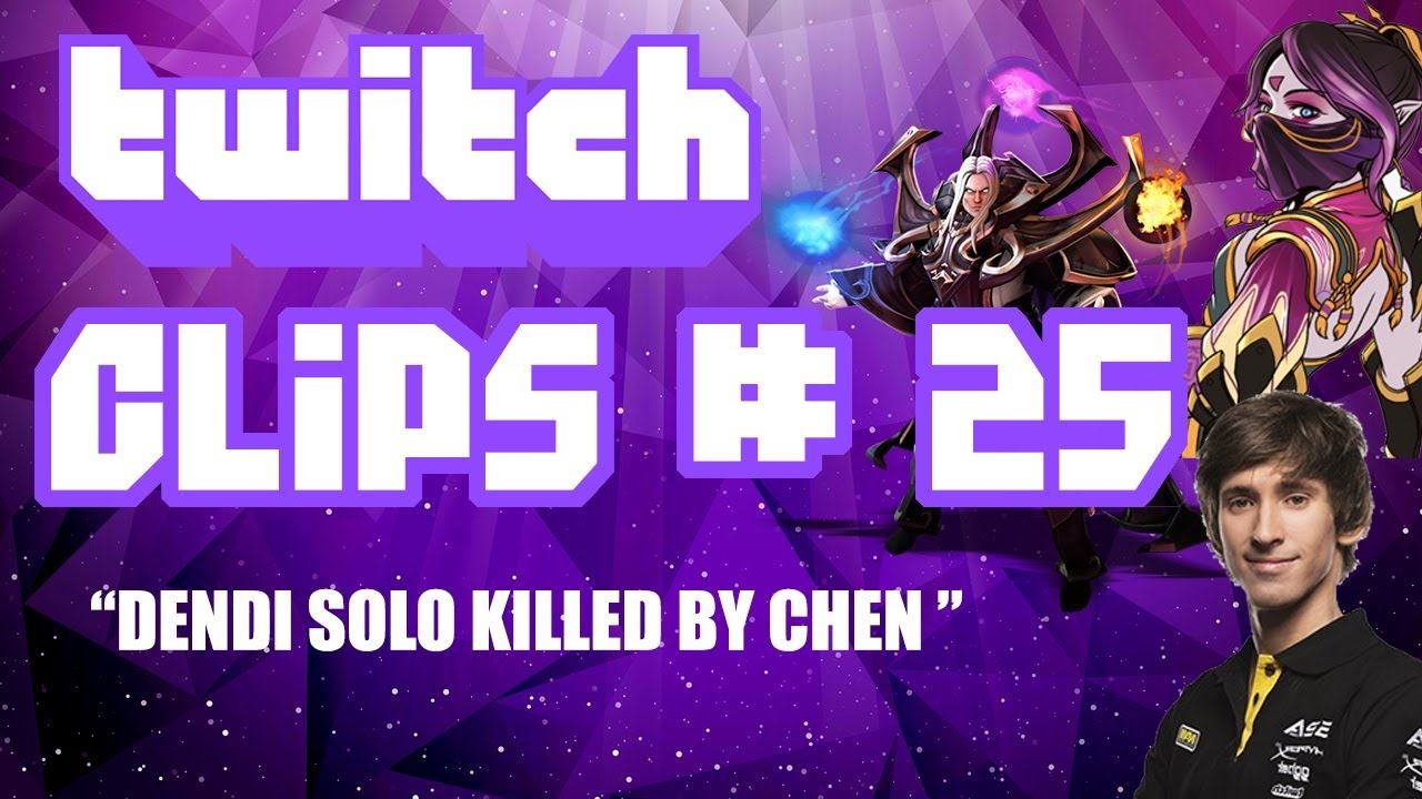 Dota 2 Twitch Clips #25 - "DENDI SOLO KILLED BY CHEN" смотреть онлайн