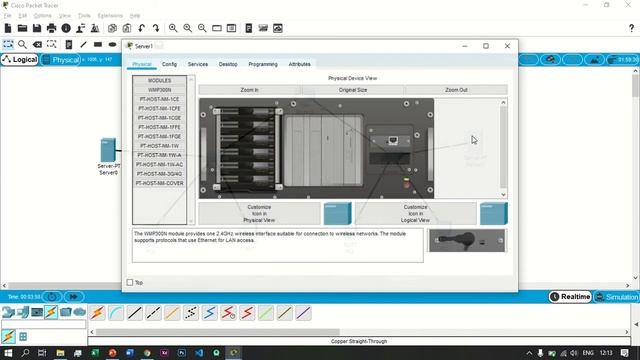 Cisco Packet Tracer : 1 Router + 2 Server + 2 Switch dengan 8 Client смотреть онлайн