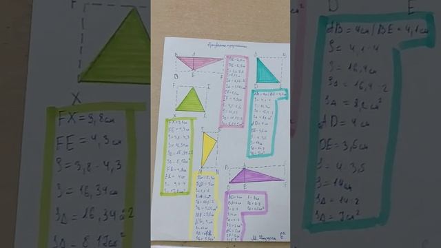Измерение площади.Презентации учениц ♡6а♡класса. смотреть онлайн
