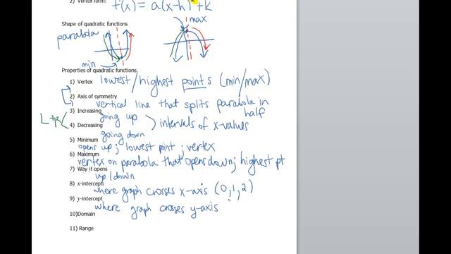 110-20 Graphing Quadratic Functions смотреть онлайн