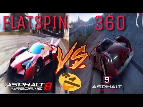 Asphalt 9’s 360 Vs. Asphalt 8’s Flatspin | (a not so funny clip) смотреть онлайн