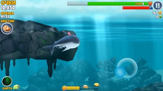 Играем в Hungry shark evolution ! Смотреть всем ! смотреть онлайн