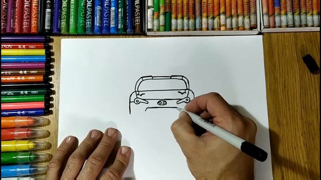 Рисуем Субару / Новый Субару / Урок Рисования / How to Draw Subaru BRZ / Drawing Lesson смотреть онлайн