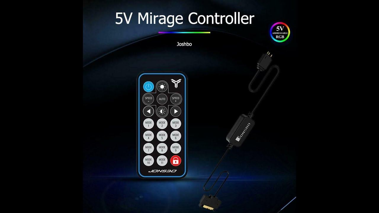 JONSBO 5V 3Pin AURA RGB Fan Controller PC Case Light Stripe Remote Control Ebay смотреть онлайн
