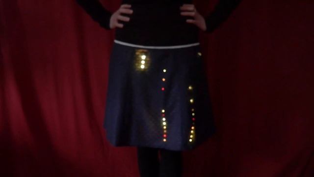 LED Skirt Neopixel WS2812 DIY Arduino motion detection смотреть онлайн