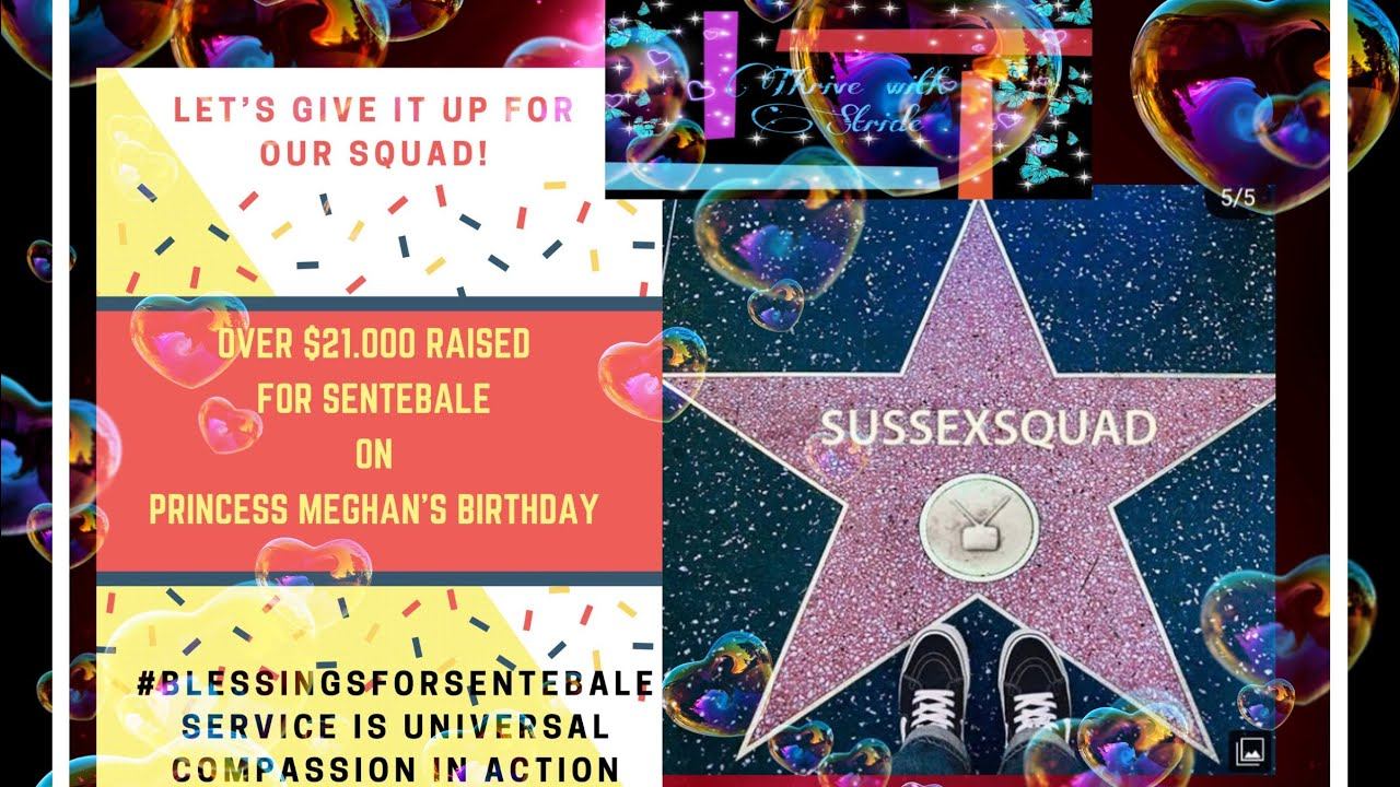 Congratulations #sussexsquad on Sentebale fundraiser!!(So far!! We only just begun!!) смотреть онлайн