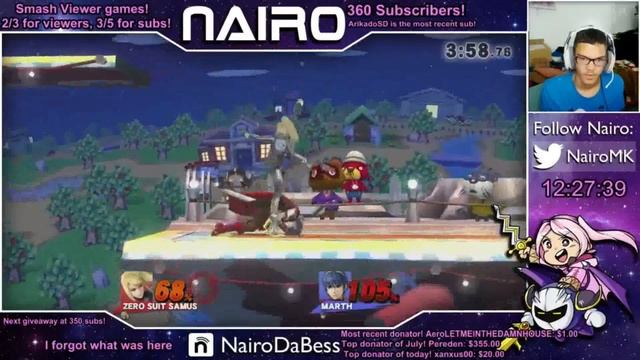 SSB4: TriLEX(Marth) vs. Nairo(ZSS) | $15 Money Match смотреть онлайн