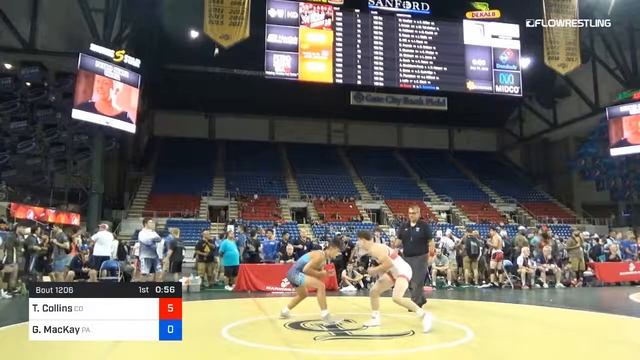 152 Lbs Rnd Of 16 Tyler Collins Colorado Vs Grant MacKay Pennsylvania смотреть онлайн