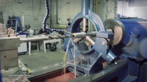 Сверление сквозного отверстия в шпинделе на токарном станке. Станкоблог #3