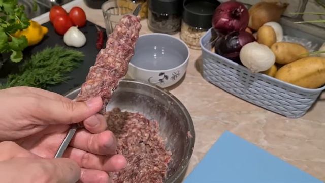 Люля кебаб дома без мангала это реально! Как приготовить люля кебаб рецепт смотреть онлайн