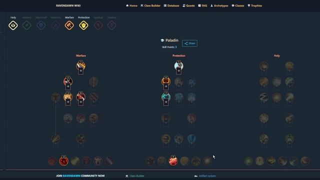 Ravendawn MMORG - Build Paladin( Warface / Protection / Holy) смотреть онлайн
