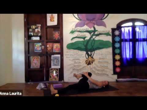 1 hour -Manipura Chakra Hatha Yoga Class смотреть онлайн