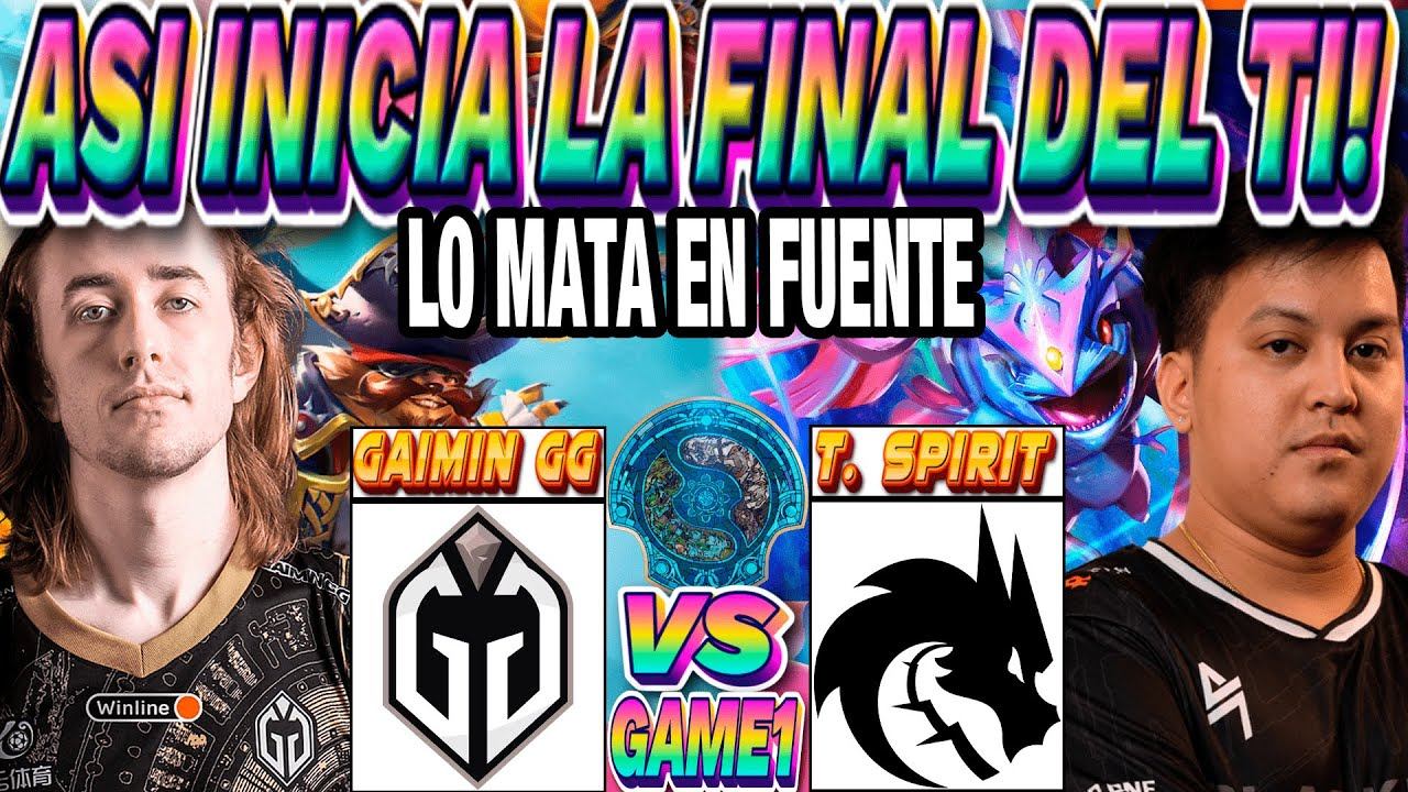 GAIMIN GG VS T.SPIRIT BO5[GAME 1]GRAN FINAL TI12!-YATORO,LARL VS QUINN-THE INTERNATIONAL 2023 смотреть онлайн