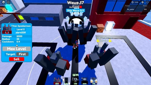 ТИТАН СПИКЕР МЭН В БОЙ! (toilet tower defense #2) смотреть онлайн