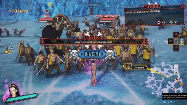 Witness the dark side of Nico Robin as she abuses Dos Fleur Grab смотреть онлайн