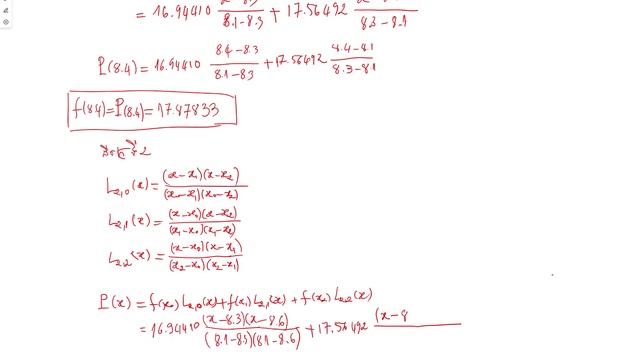Lagrange Interpolation by MathCAD смотреть онлайн
