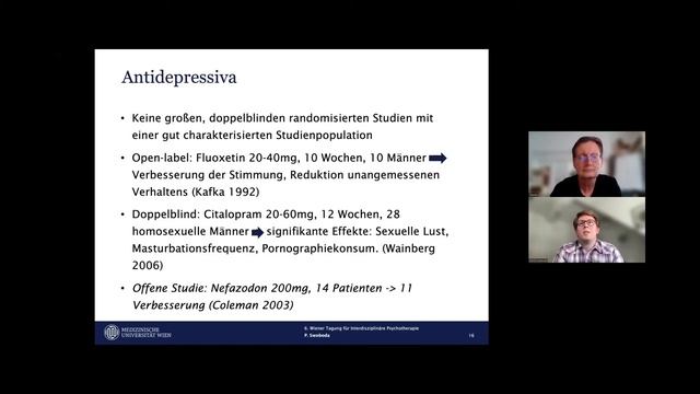 Swoboda: Pharmakologische und psychotherapeutische Behandlung der Hypersexualität смотреть онлайн