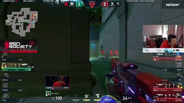 TARIK JUMPS FROM CHAIR AFTER THIS ROUND |SEN VS Team Heretics| Reaction / HIGHLIGHTS #senvsth #tenz смотреть онлайн